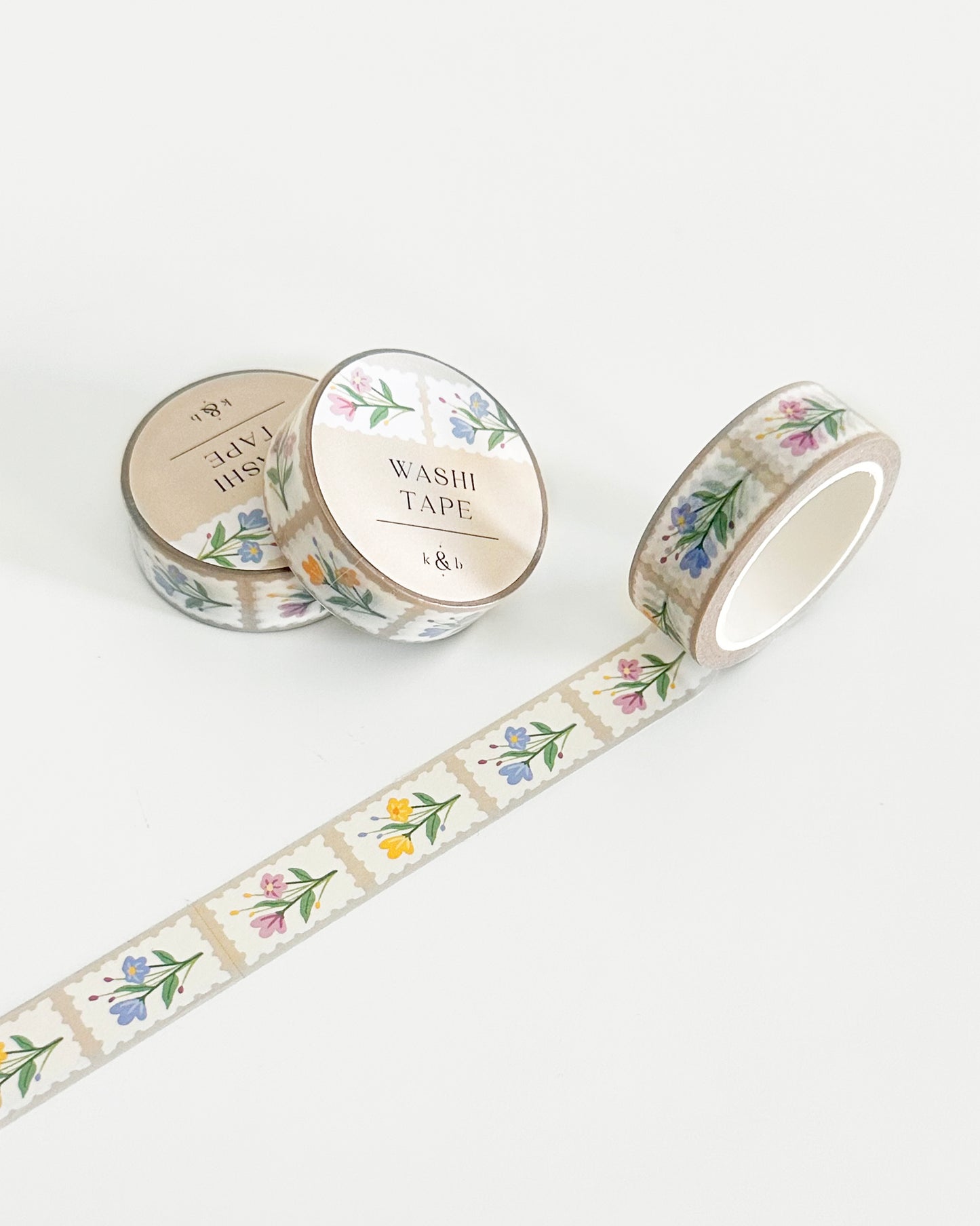 Floral Stamps Washi Tape