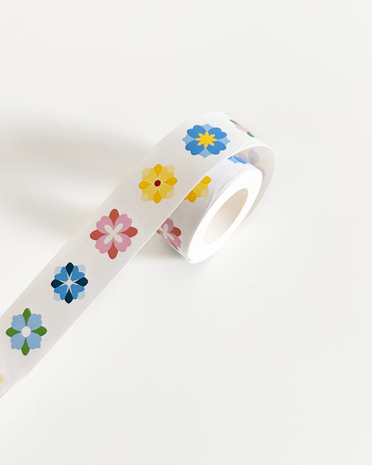 Mini Floral Sticker Roll